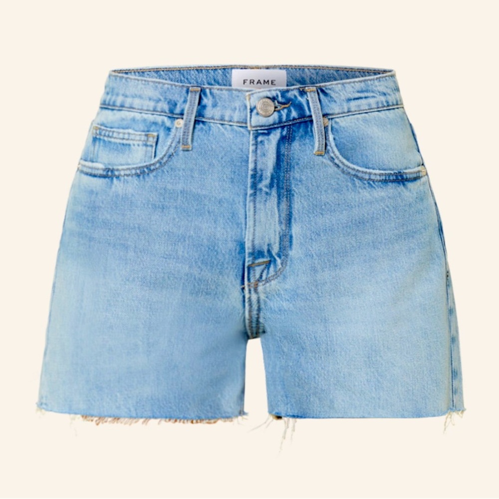 NWOT Frame Denim Sky Blue Jean Shorts
